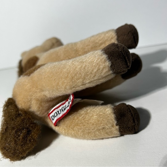 Douglas The Cuddle Toy Brown Standing Horse Plush Stuffed Animal Toy 8” Tall - Picture 5 of 7